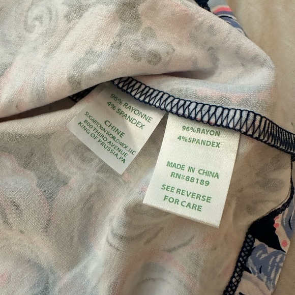 Lilly Pulitzer Dani Ruffled Abstract Shift Dress (1) - Picture 6 of 9